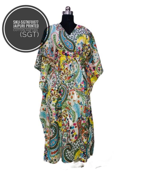 Jaipuri Print Long Kaftan
