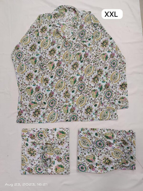 Jaipuri Print Cotton Night Suit