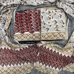 Modal Silk With Dupatta Modal Silk  With Bottom Maslin Cotton