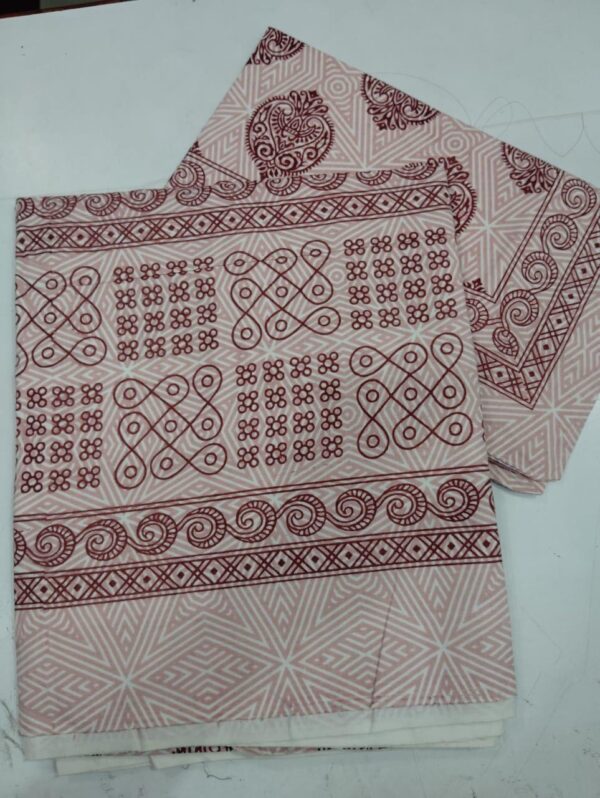Screen Print Cotton Bed Sheet Single Size