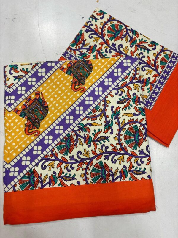Screen Print Cotton Bed Sheet Single Size