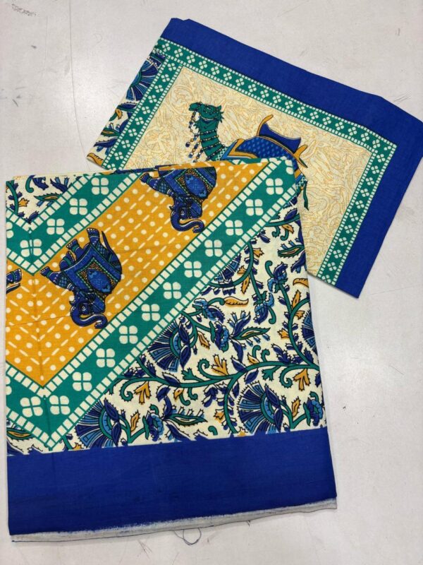 Screen Print Cotton Bed Sheet Single Size
