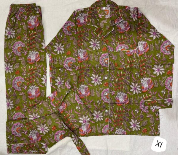Jaipuri Print Cotton Night Suit
