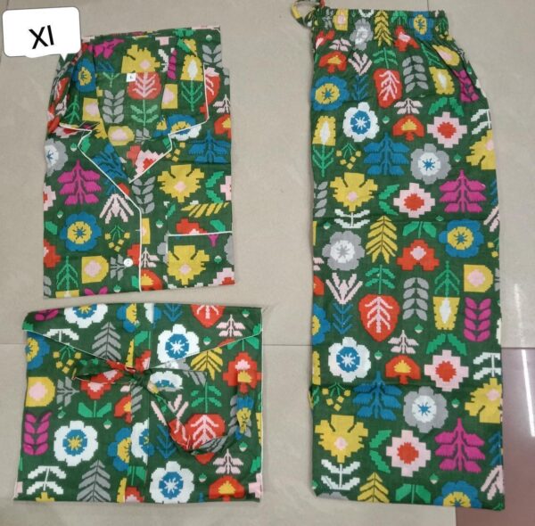 Jaipuri Print Cotton Night Suit