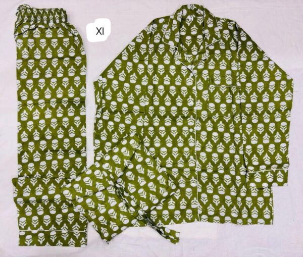 Jaipuri Print Cotton Night Suit