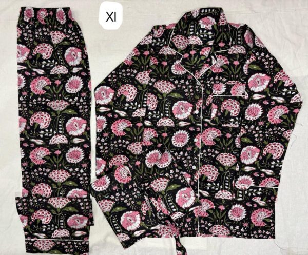 Jaipuri Print Cotton Night Suit
