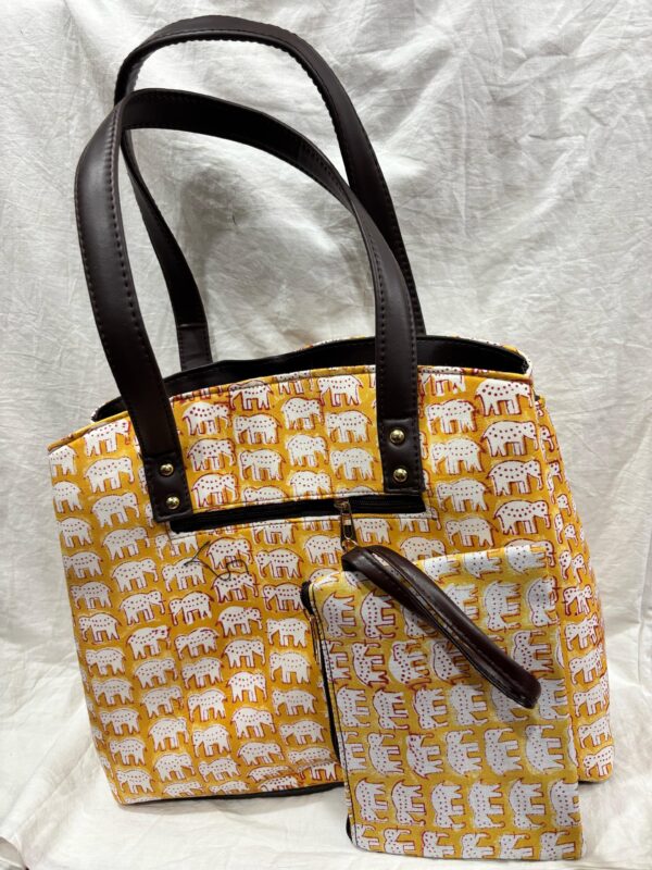 Jaipuri Print Cotton Bag