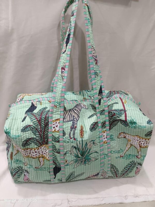 Jaipuri Print Duffel Bag