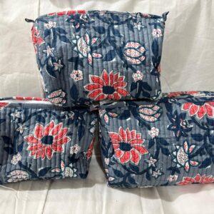 Jaipuri Print Makeup Bag