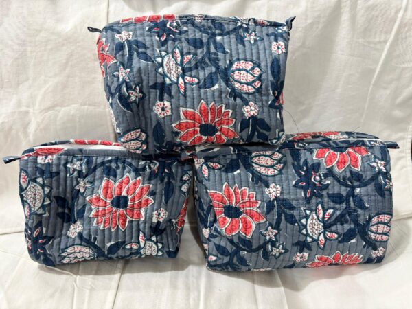 Jaipuri Print Makeup Bag