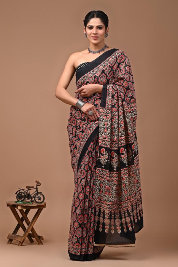 Jaipuri Printed Mul Mul Cotton Saree