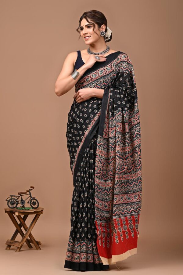 Jaipuri Printed Mul Mul Cotton Saree
