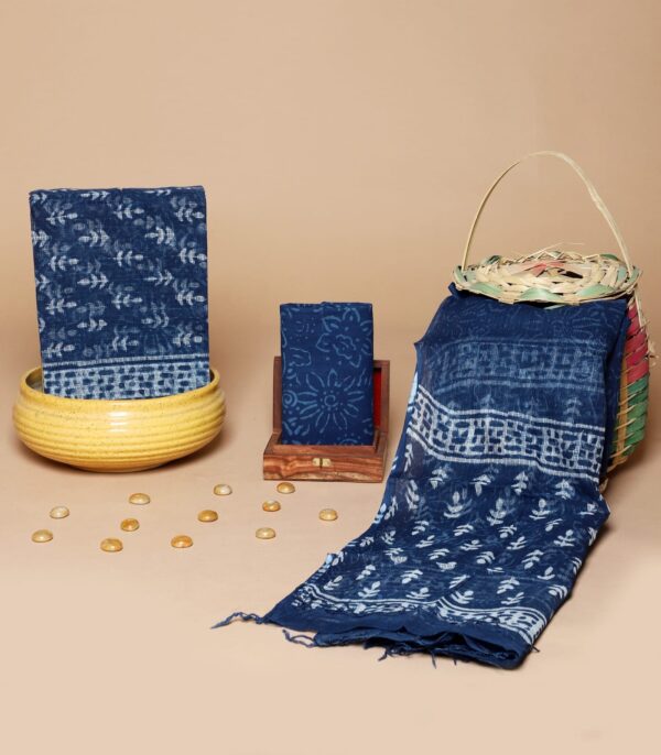 Block Print Kota Doriya Suit