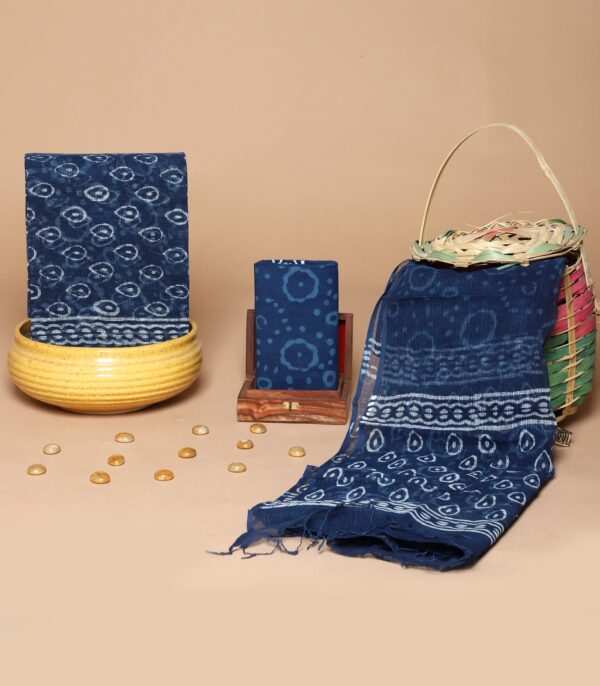 Block Print Kota Doriya Suit
