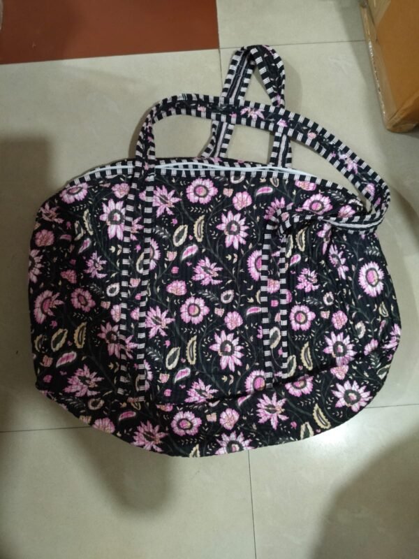 Jaipuri Print Duffel Bag