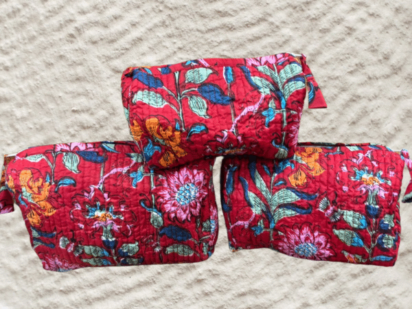 Jaipuri Print Makeup Bag