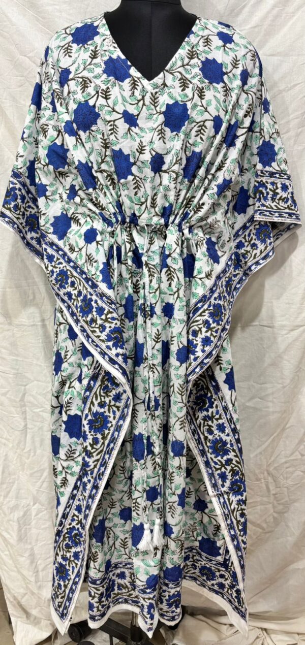 Block Print Long Kaftan