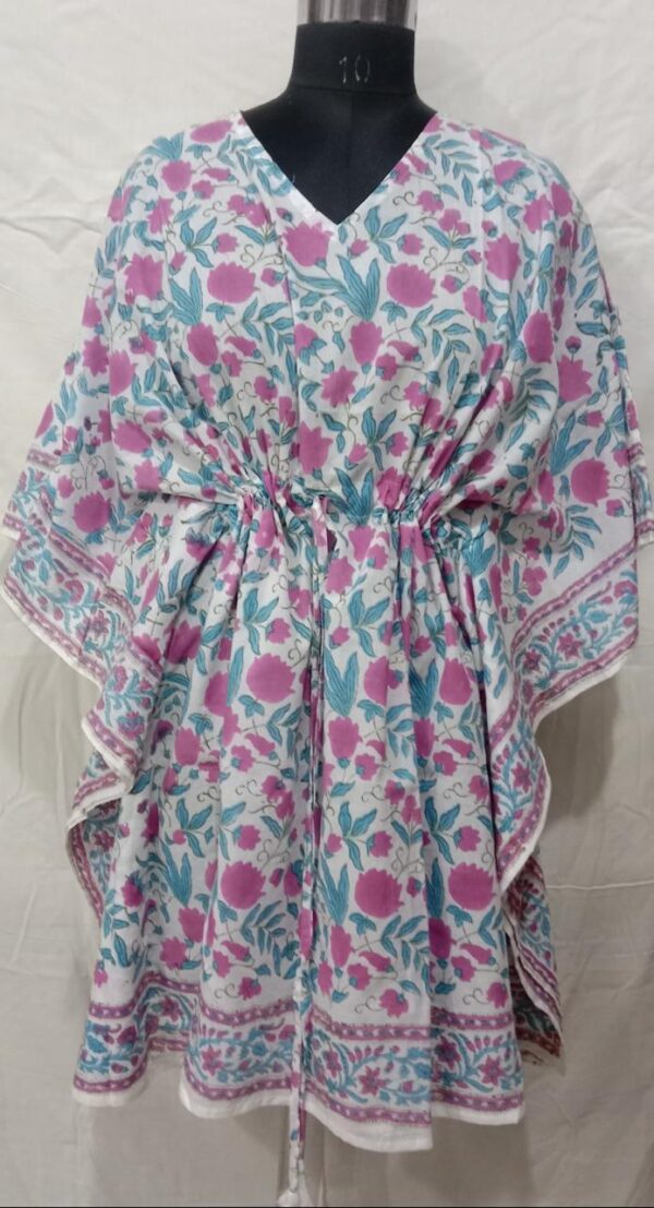 Block Print Short Kaftan