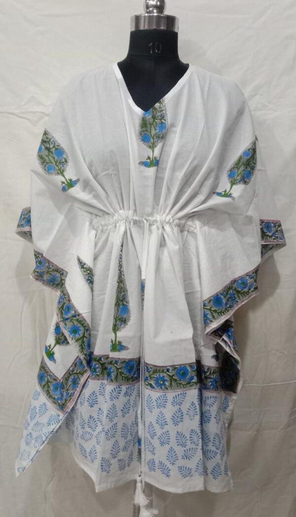 Block Print Short Kaftan