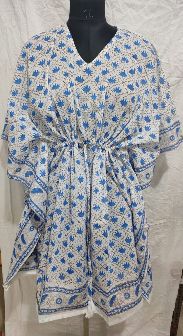 Block Print Short Kaftan