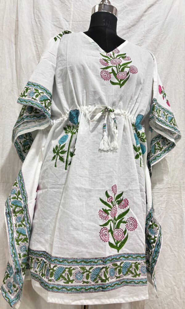 Block Print Short Kaftan