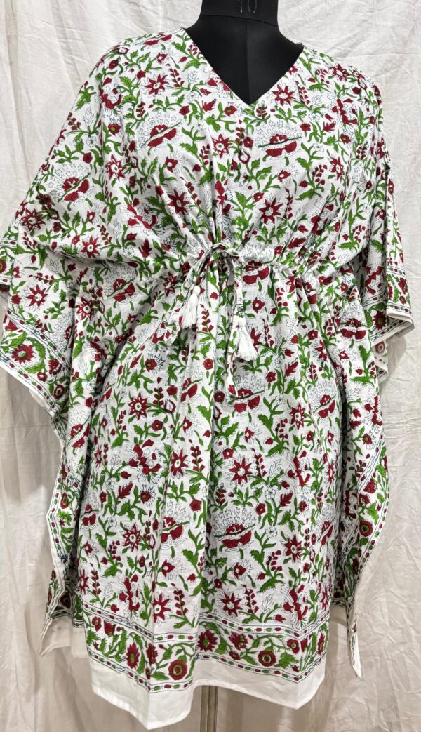 Block Print Short Kaftan