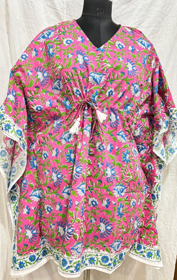Block Print Short Kaftan