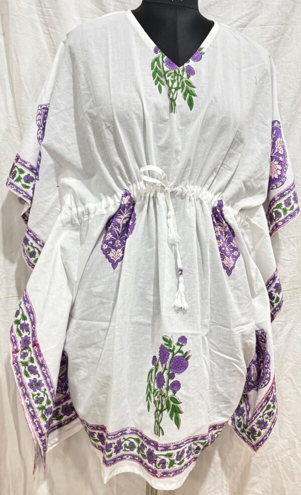 Block Print Short Kaftan