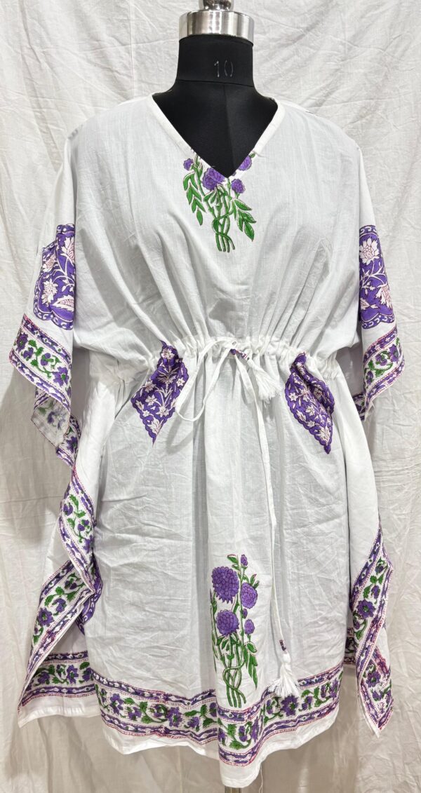 Block Print Short Kaftan