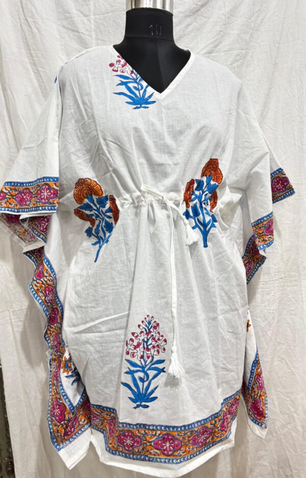 Block Print Short Kaftan