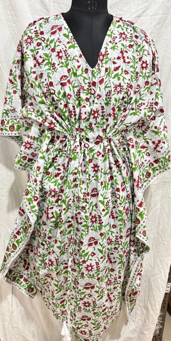 Block Print Long Kaftan