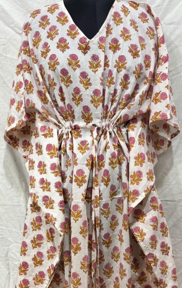 Block Print Short Kaftan