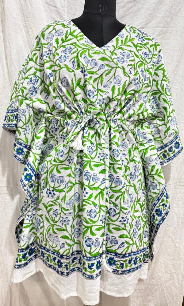 Block Print Short Kaftan