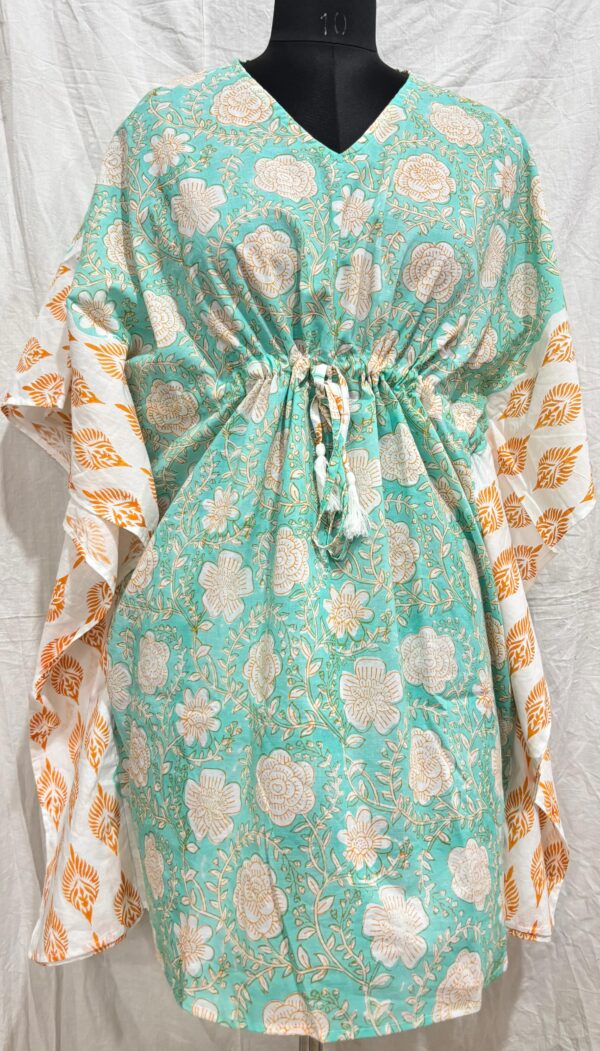Block Print Short Kaftan