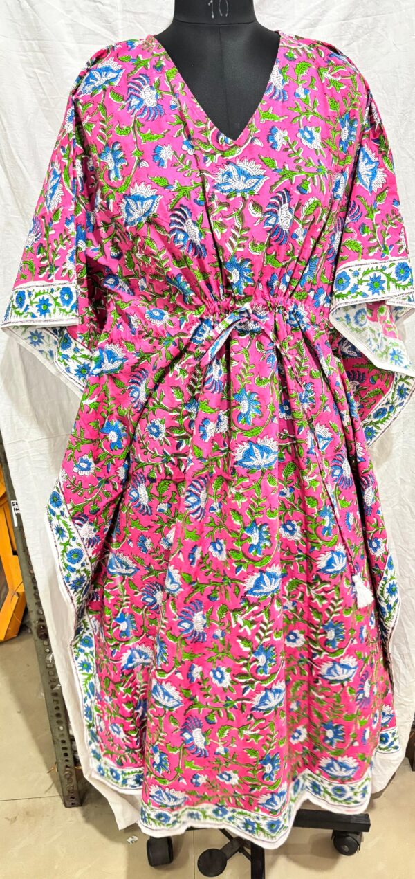 Block Print Long Kaftan
