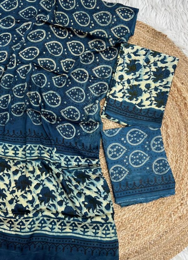 Modal Silk With Dupatta Modal Silk  With Bottom Maslin Cotton
