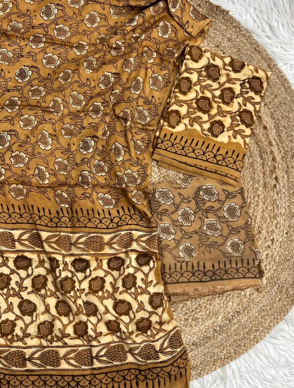Modal Silk With Dupatta Modal Silk  With Bottom Maslin Cotton