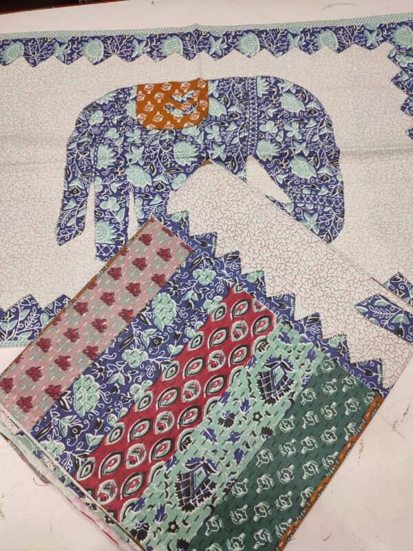 Screen Print Cotton Bed Sheet Single Size