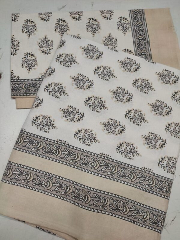 Screen Print Cotton Bed Sheet Single Size
