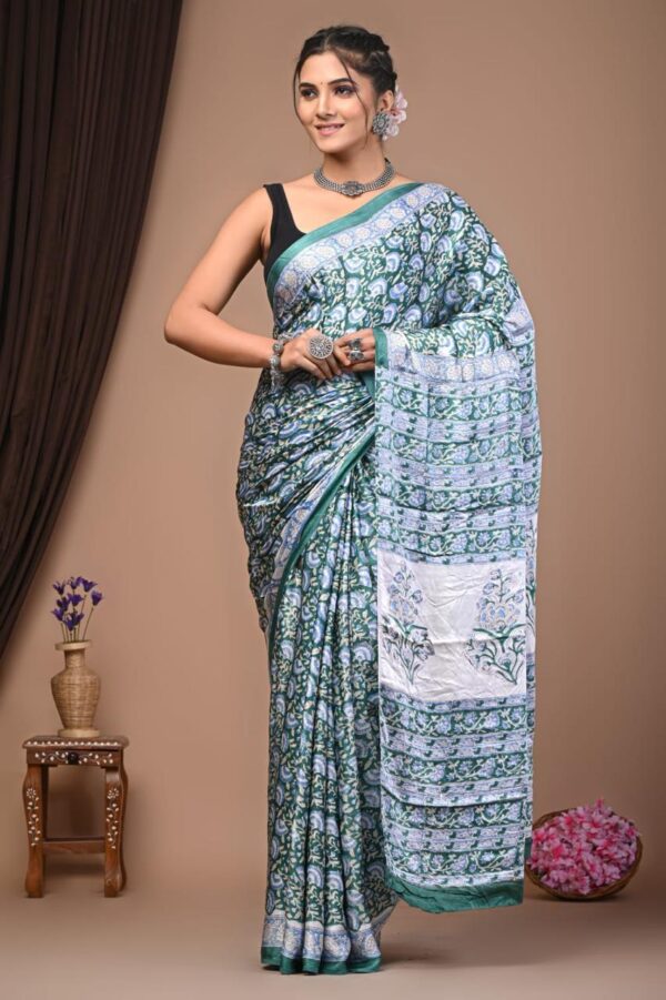Modal Silk Satin Saree