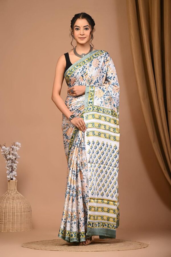 Modal Silk Satin Saree
