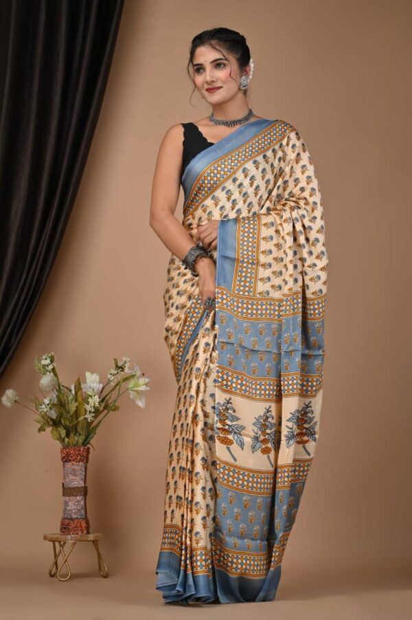 Modal Silk Satin Saree