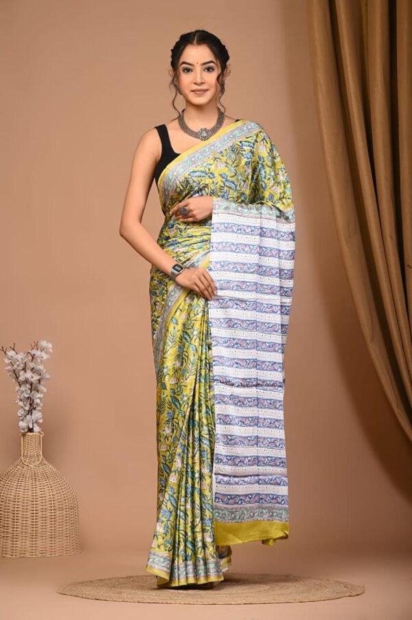 Modal Silk Satin Saree