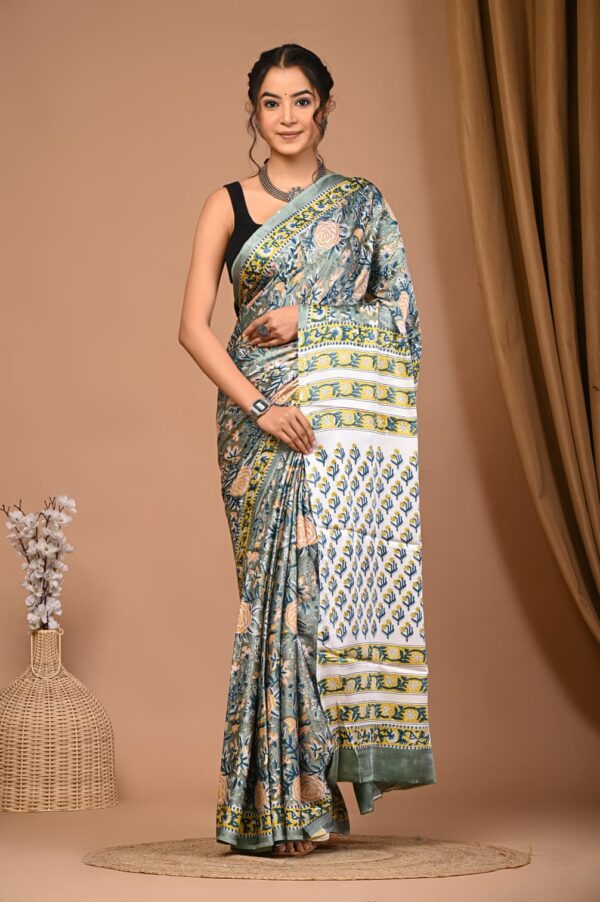 Modal Silk Satin Saree
