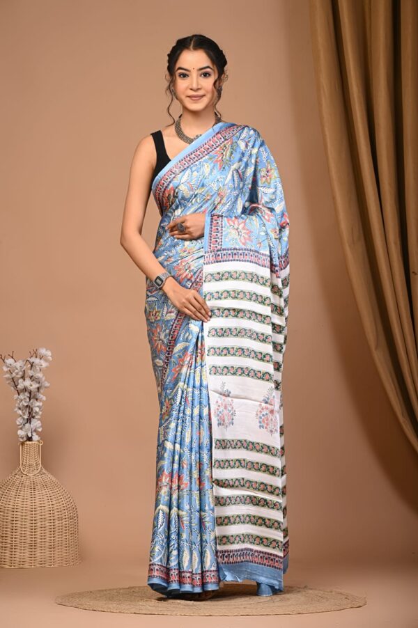 Modal Silk Satin Saree