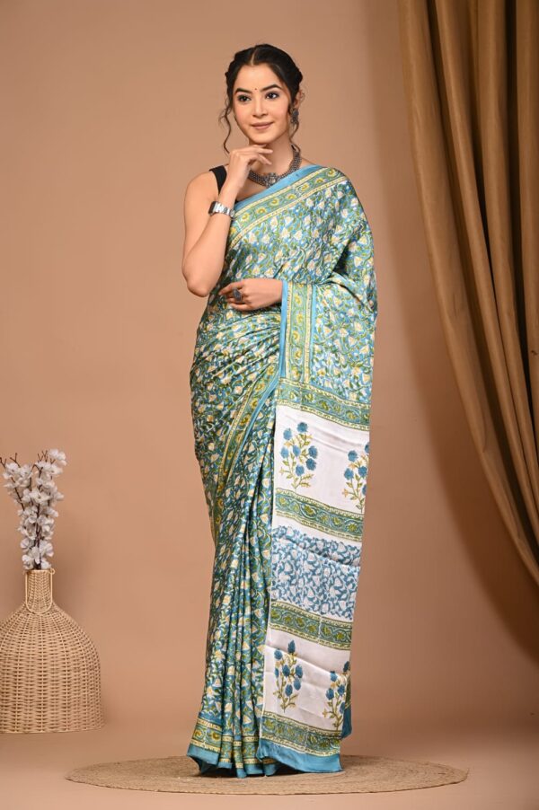 Modal Silk Satin Saree