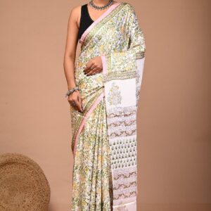 Modal Silk Satin Saree