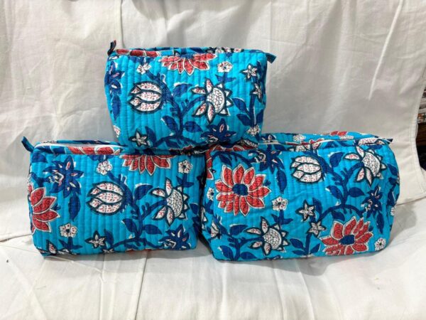 Jaipuri Print Makeup Bag