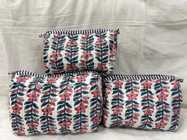 Jaipuri Print Makeup Bag