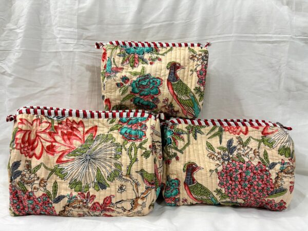 Jaipuri Print Makeup Bag